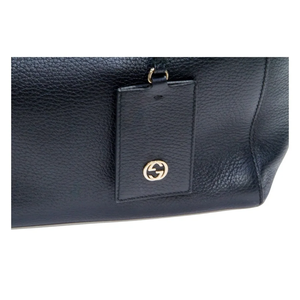GUCCI SWING LEATHER MEDIUM TOP HANDLE BAG - Picture 5 of 10